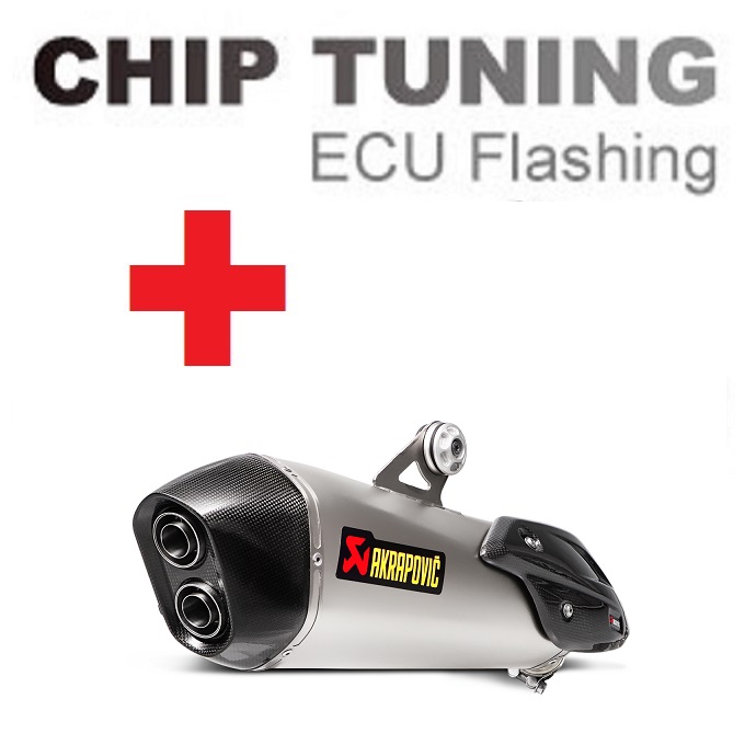 BMW C650 Sport Slip-On Line (Titanium) 2016-2020 High Performance ECU Flash tuning + Akrapovic S-B6SO7-HZAAT (Stage 3) - Click Image to Close