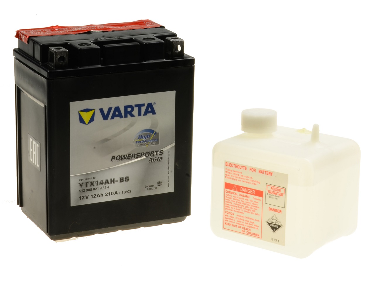 Varta YTX14AH-BS - Click Image to Close