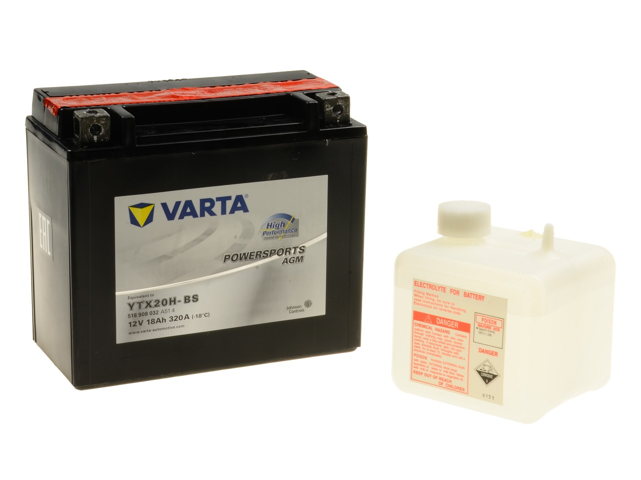 Varta YTX20H-BS - Click Image to Close