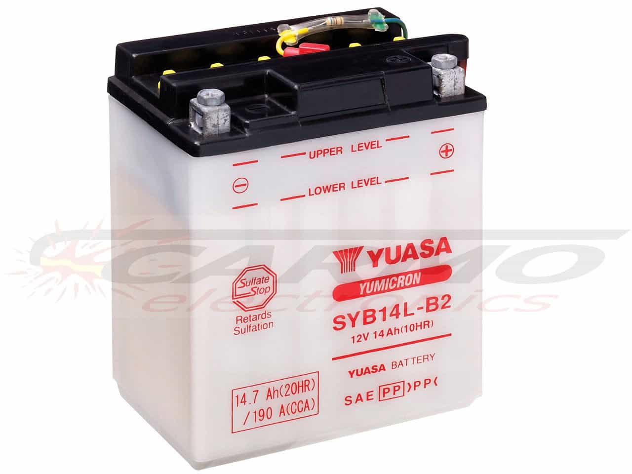 Yuasa SYB14L-B2 - Click Image to Close