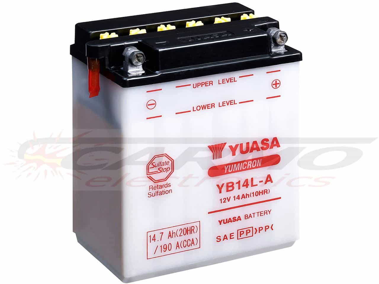 Yuasa YB14L-A accu voor Yamaha XTZ750 Super Tenere 1989-1996 3LD - Click Image to Close